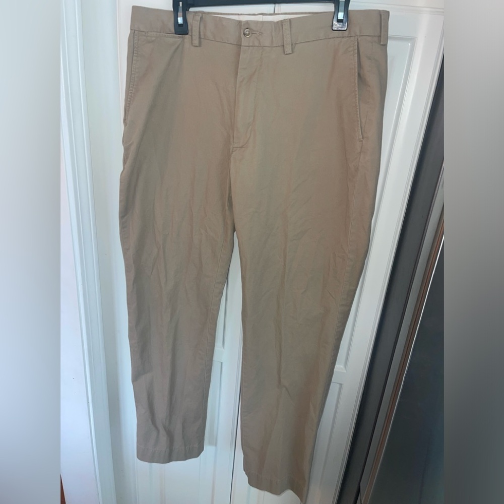 Polo Ralph Lauren Stretch‎ Classic Fit Flat Front Pants Mens 35x32